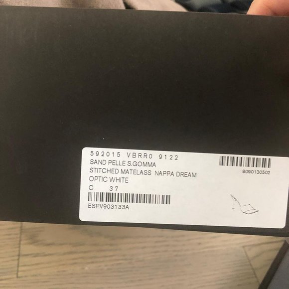 BOTTEGA VENETA DREAM PADDED SANDALS // White 37 - Picture 4 of 4